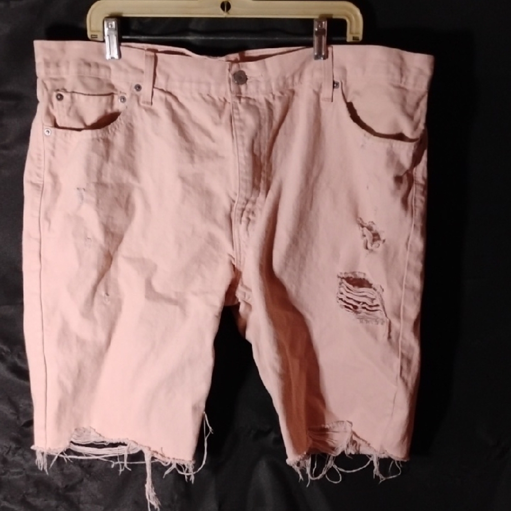 Levi's Pink Denim Shorts